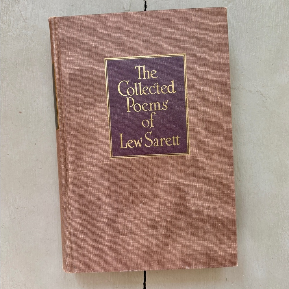 Signed 1941 The Collected Poems of Lew Sarett Carl Sandburg Nature Wildlife